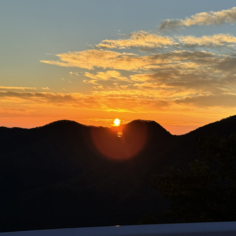 日光の紅葉　半月山展望台