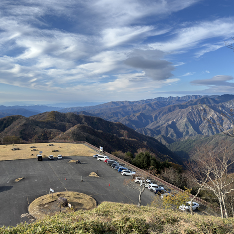 日光の紅葉　半月山展望台