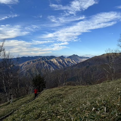 日光の紅葉　半月山展望台