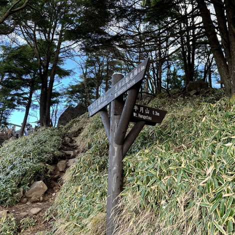 日光の紅葉　半月山展望台