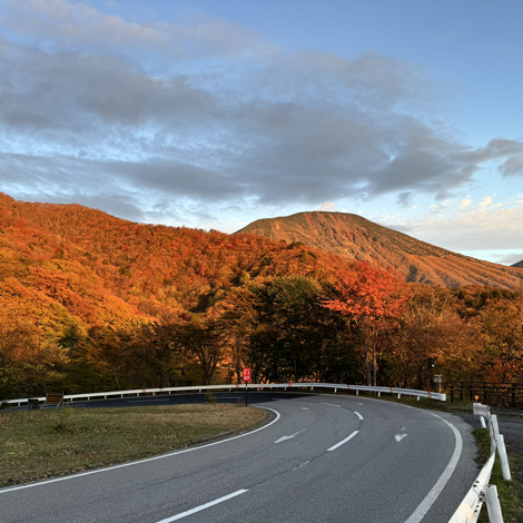 日光の紅葉　半月山展望台